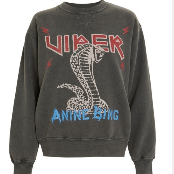 Anine Bing Viper Sweatshirt - Picture 1 of 11